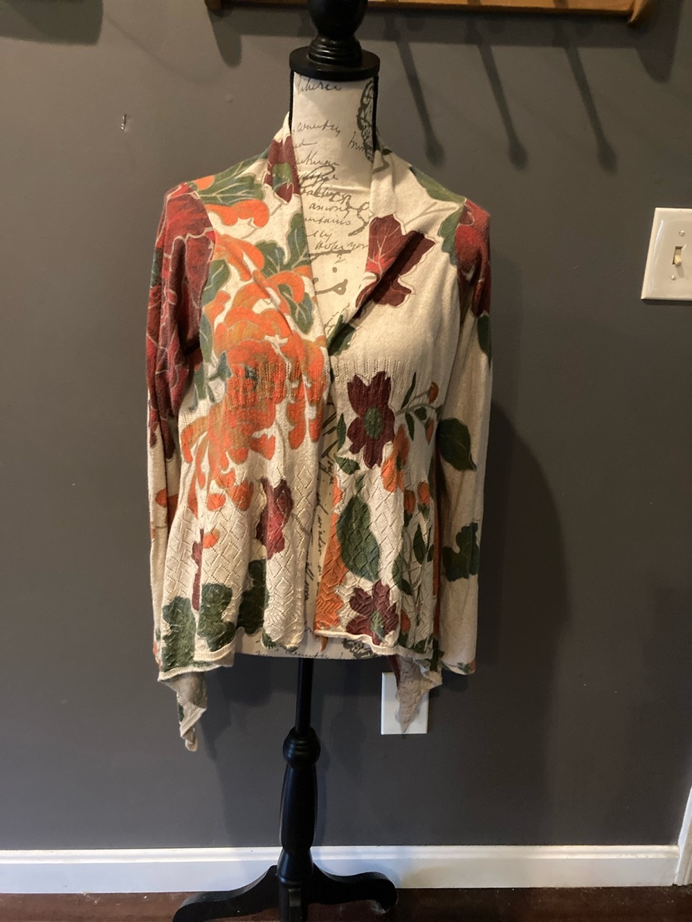 Anthropologie Tabitha beautiful size small waterfall sweater excellent condition